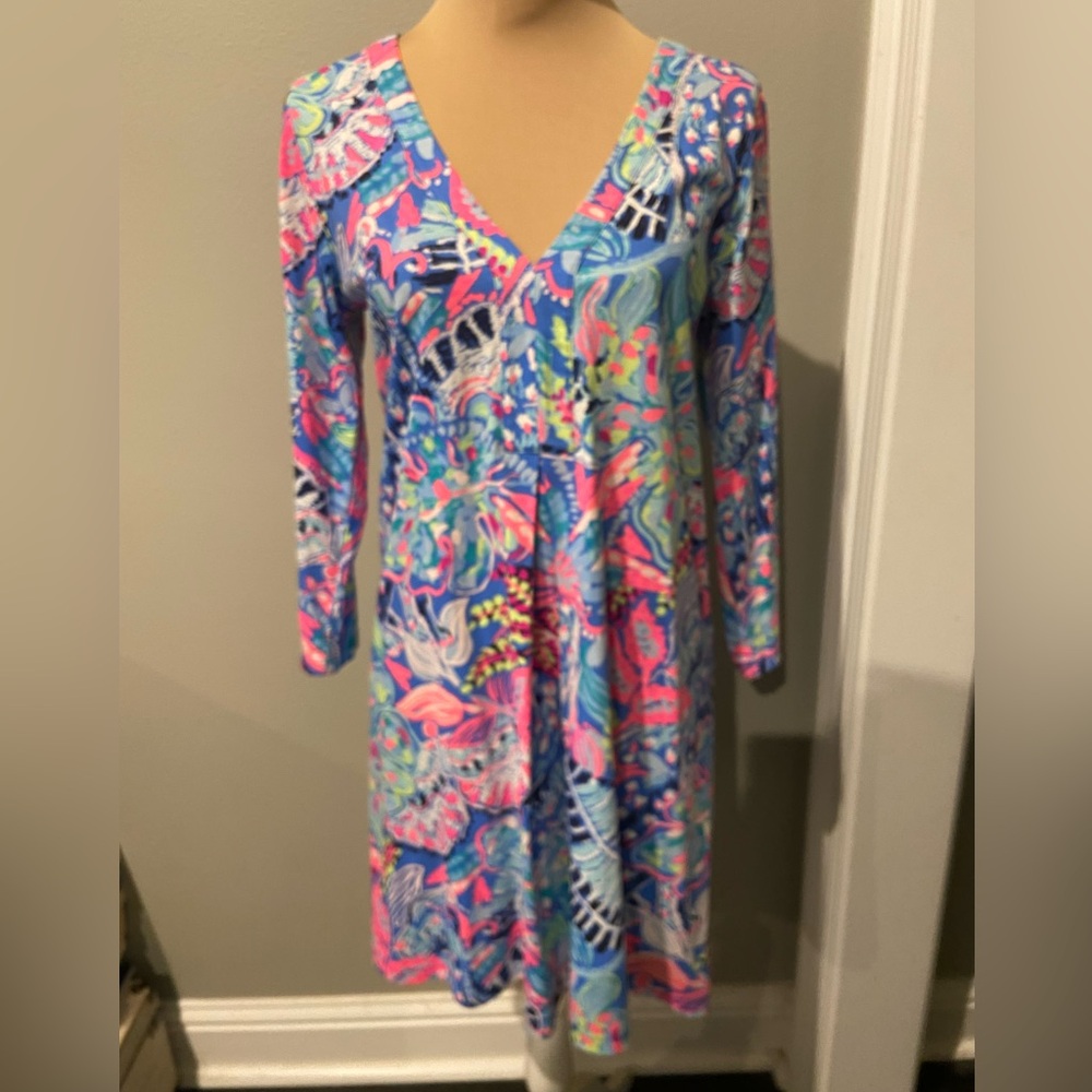 Lilly Pulitzer Amina dress Fantasy Garden